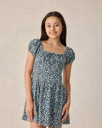 Navy Floral Alex Dress