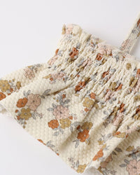 Bloom Smocked Ruffle Bikini