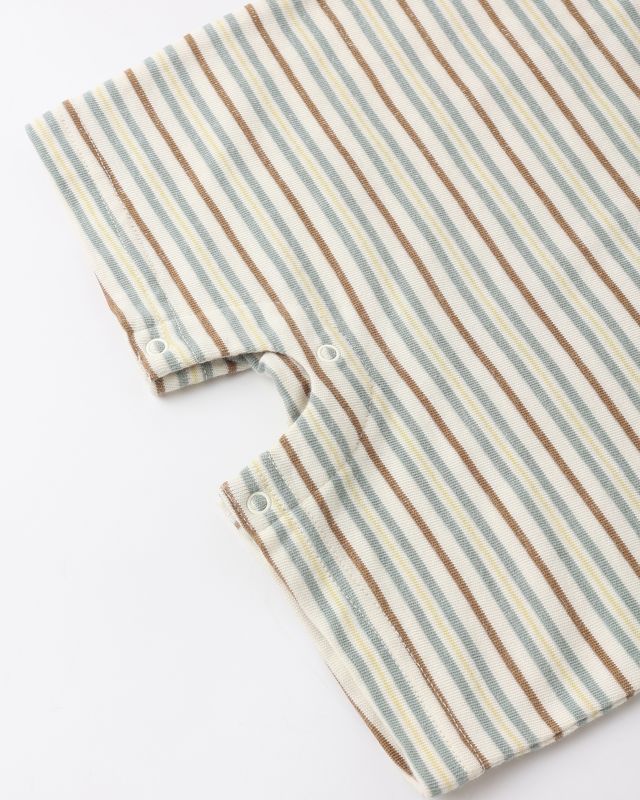 Vintage Stripe Sleeveless One-Piece