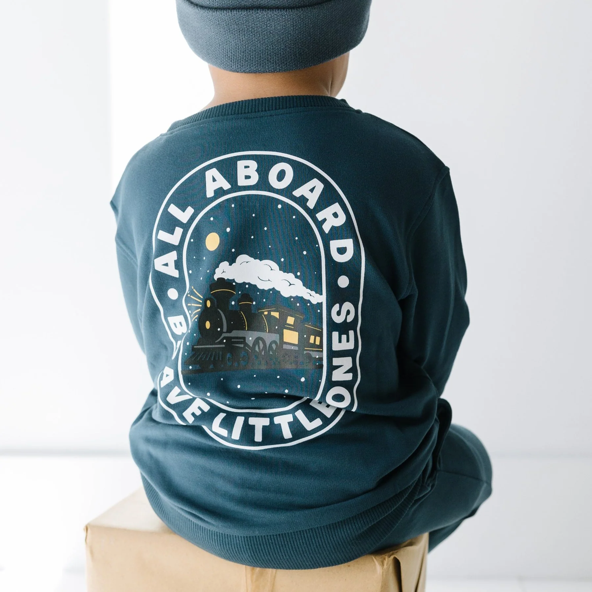 All Aboard Train Pullover