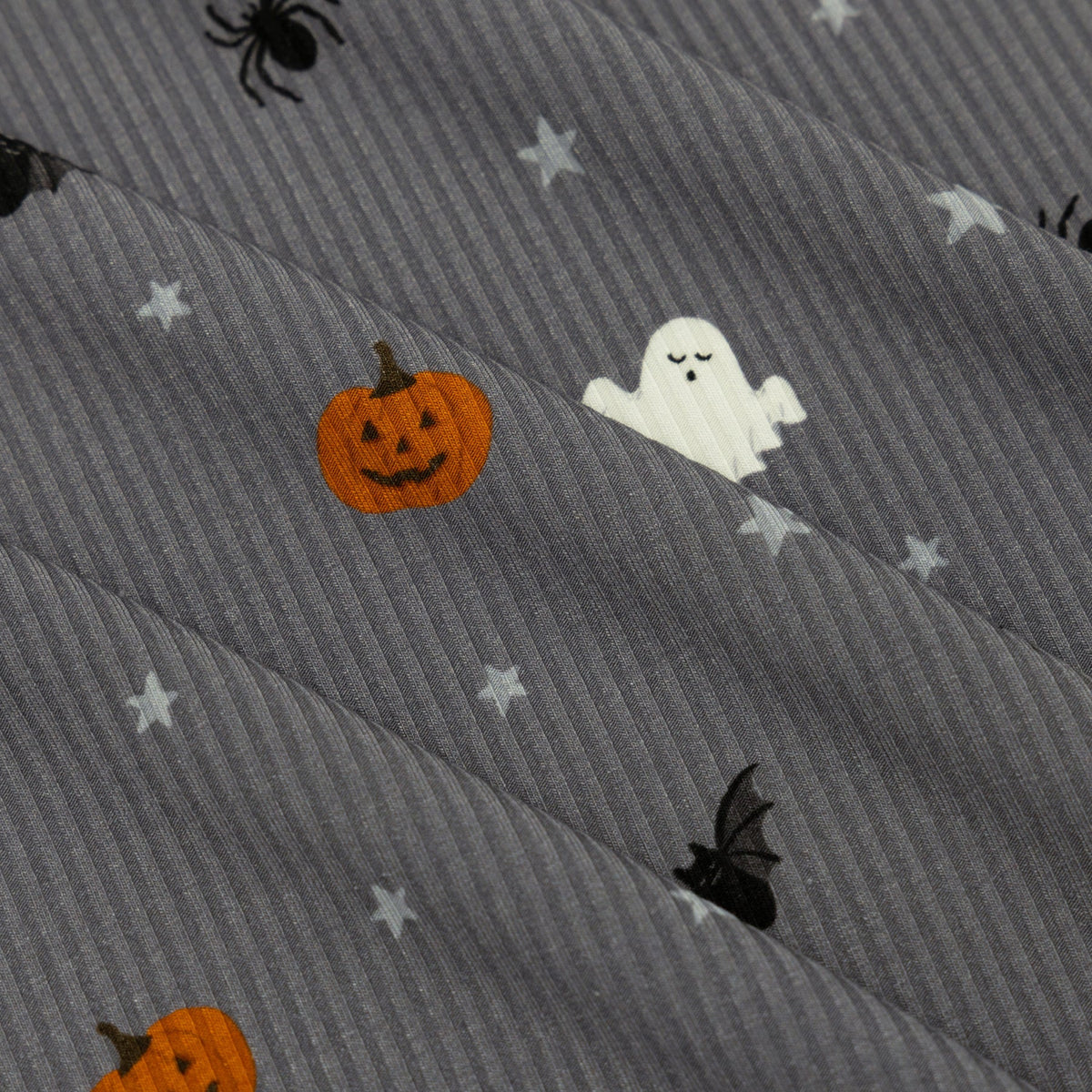Halloween Boo Crew Small Ribbed Pajama Set