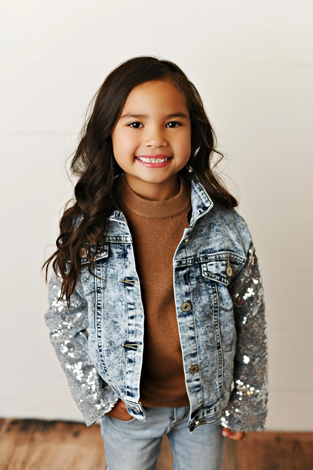 Sequin Denim Jacket