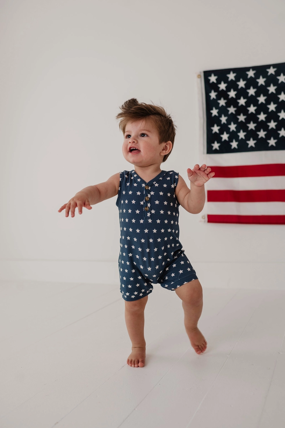 American Stars Sleeveless Romper