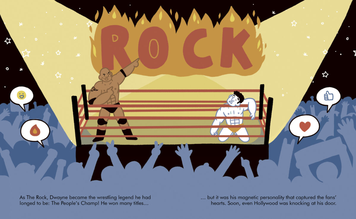 Dwayne Johnson Little People Book