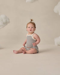 Ocean Stripe Evie Tank + Shortie Set