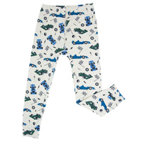 Race Cars Bamboo Pajama Set