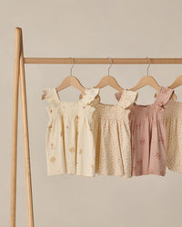 Ditsy Smocked Jersey Dress