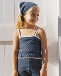 Navy Crochet Naomi Set