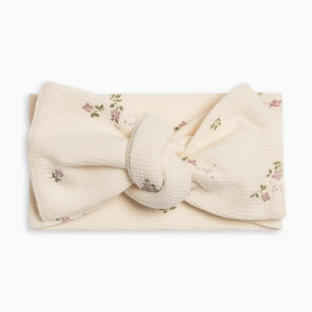 Sylva Floral Waffle Headwrap