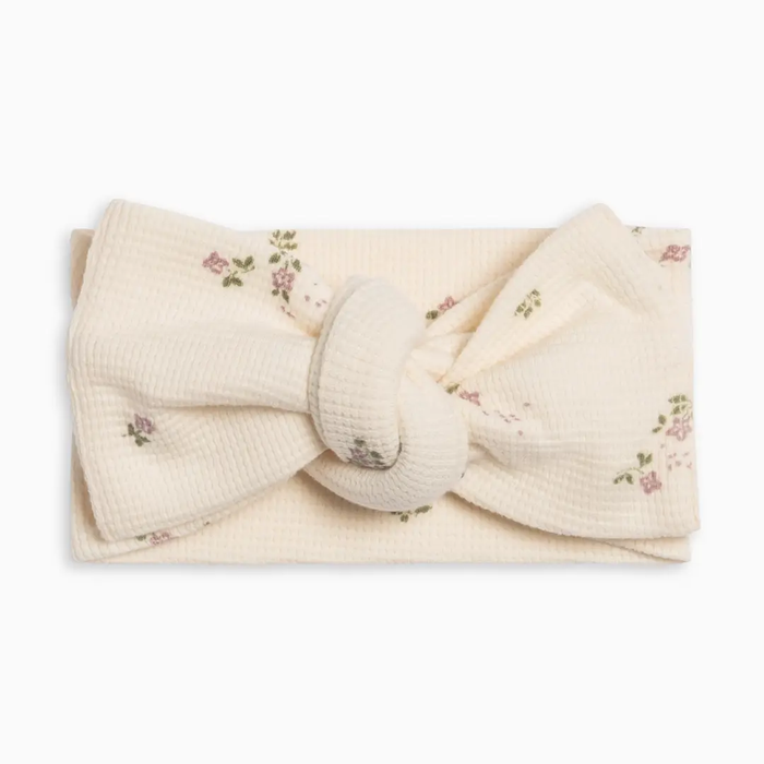 Sylva Floral Waffle Headwrap