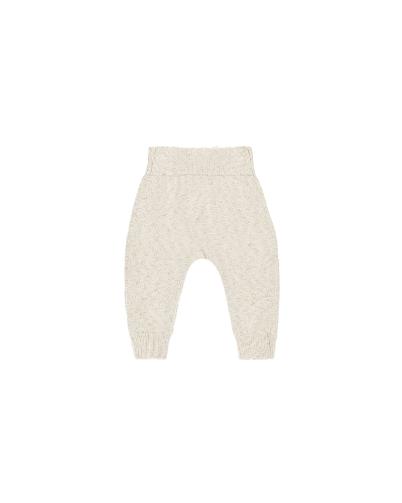 Speckled Natural Knit Pant