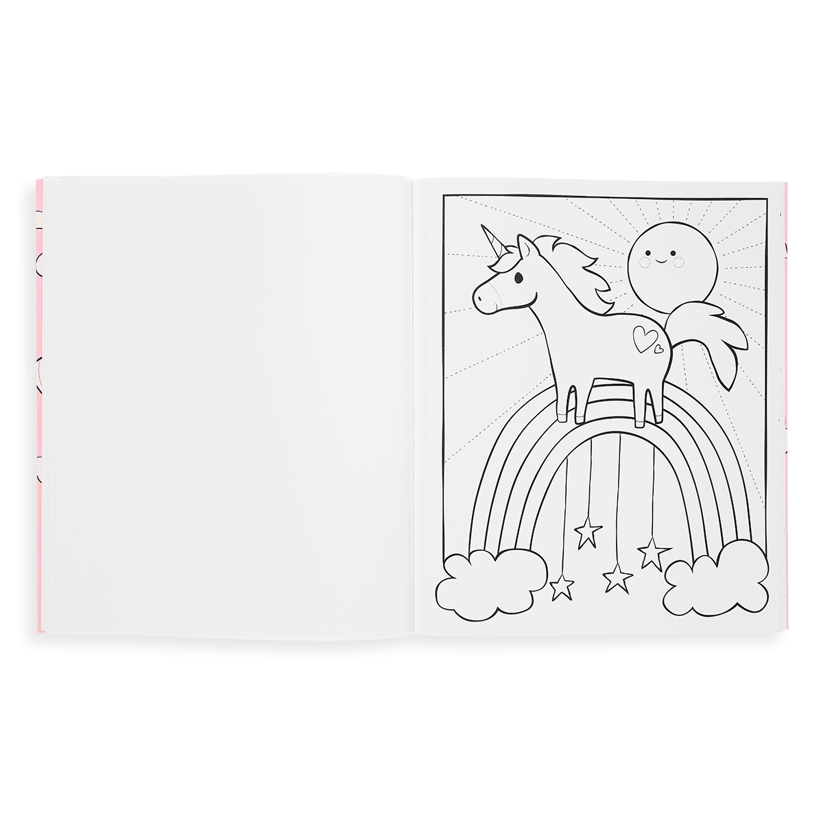 Enchanting Unicorns Color-in Book