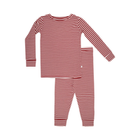 Red Stripe Two-Piece Set