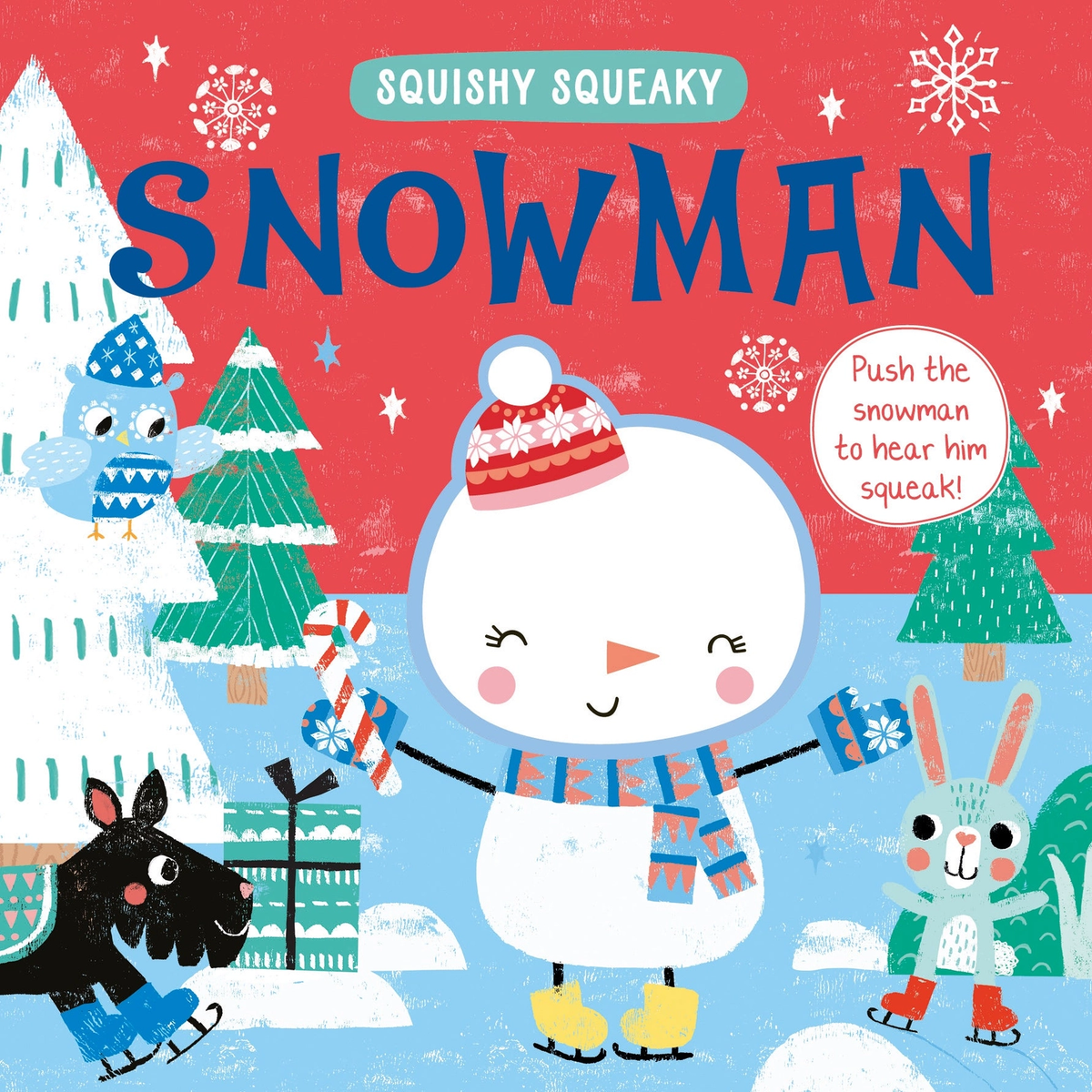 Squishy, Squeaky Snowman Board Book