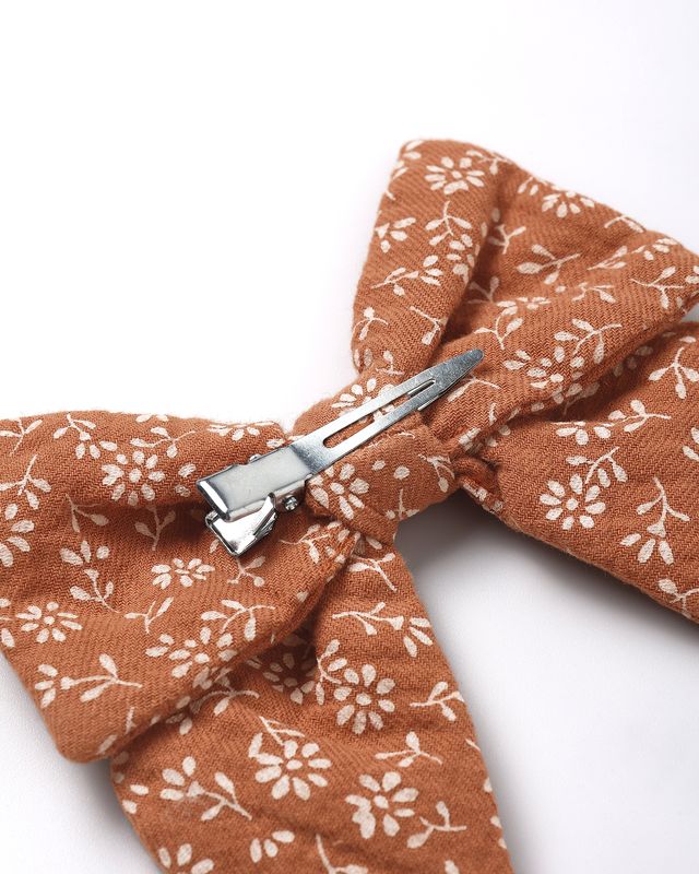 Poppy Floral Bow