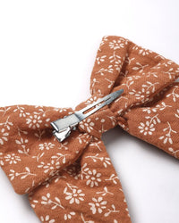 Poppy Floral Bow