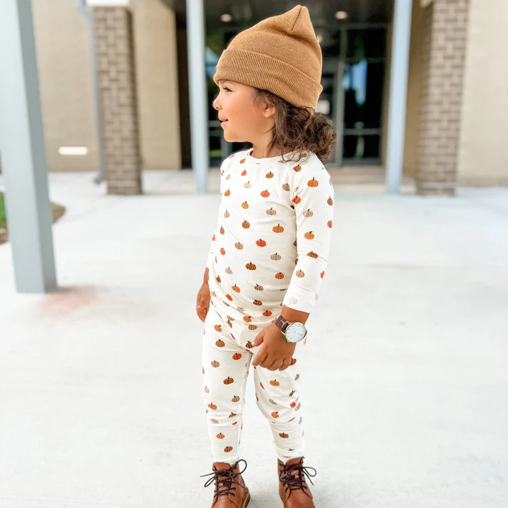 Pumpkins Bamboo Two-Piece Set