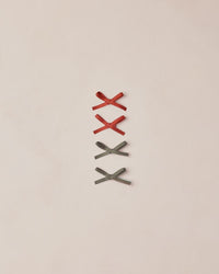 Ruby + Pine Mini Velvet Clips