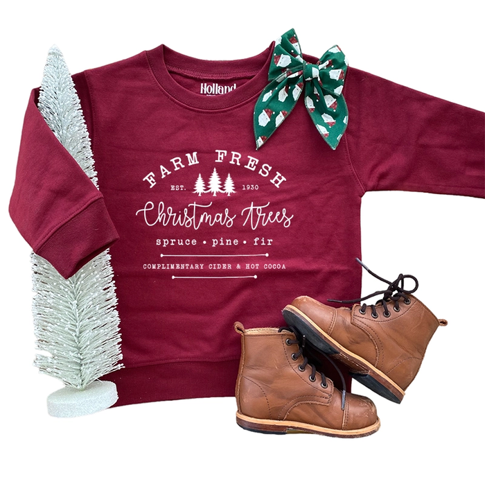 Burgundy Fresh Farm Pullover