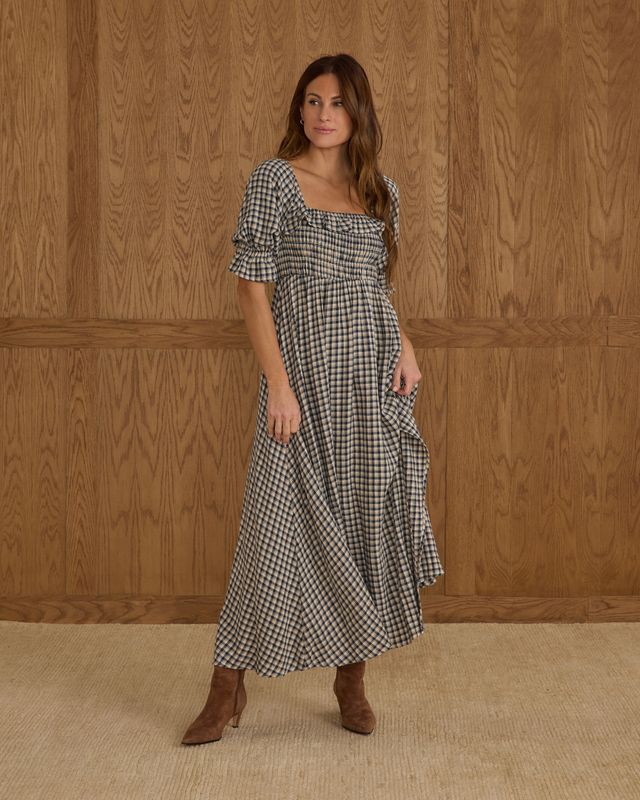 Women's Navy Check Birdie Dress