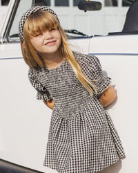 Black Check Louise Dress