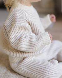 Lilac Relaxed Knit Sweater