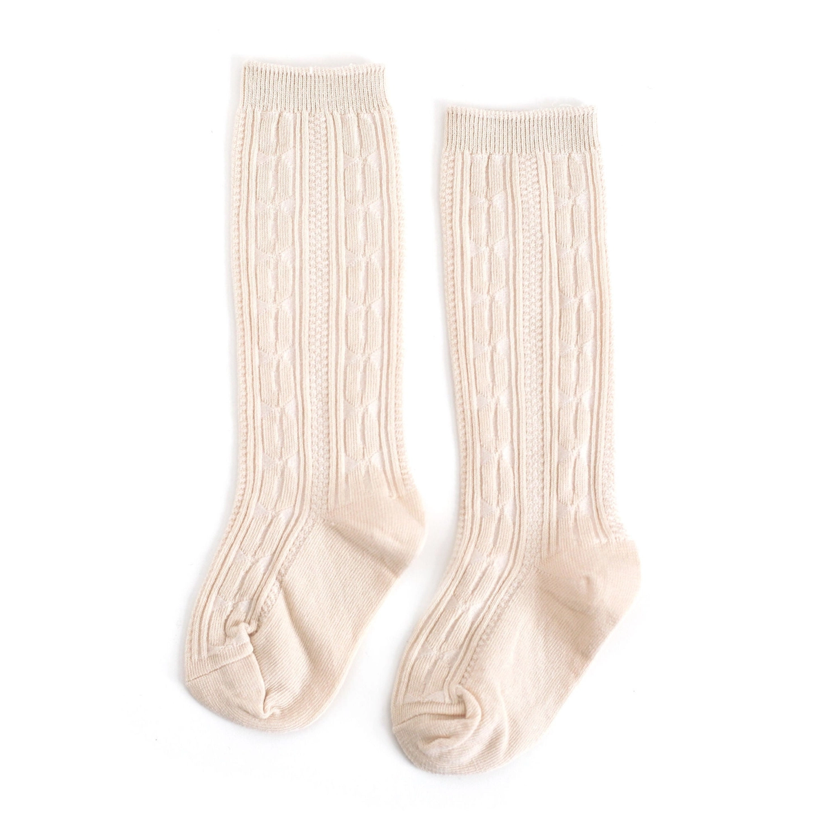 Vanilla Dottie Knee High Socks