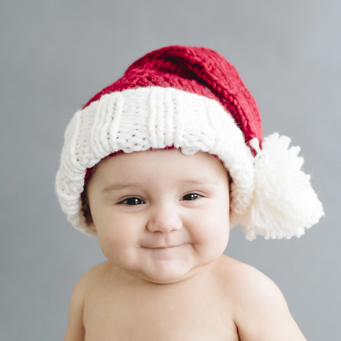 Knitted Santa Hat