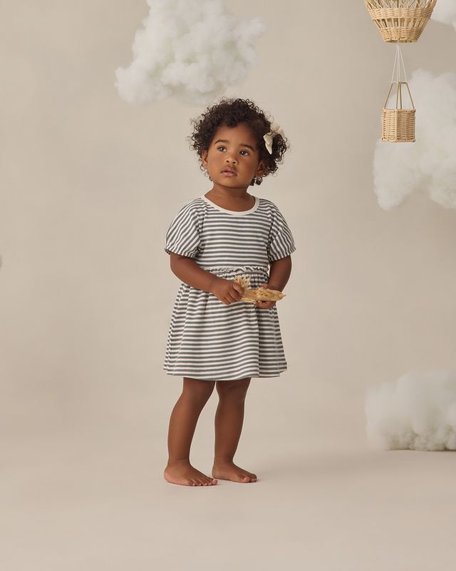 Ocean Stripe Annie Dress