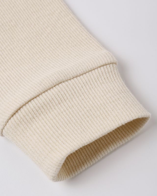 Ecru Ribbed Legging