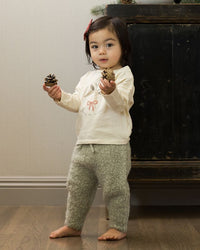 Pistachio Boucle Knit Pant