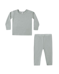 Steel Blue Bamboo Pajama Set