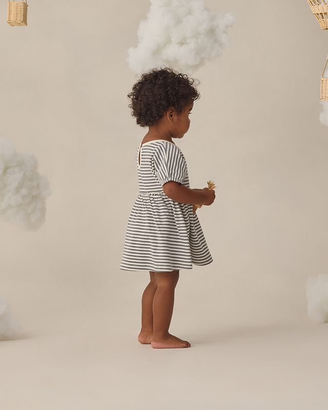 Ocean Stripe Annie Dress