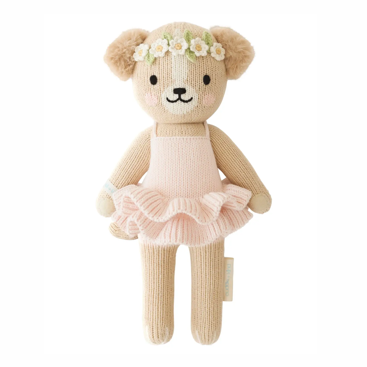 Evelyn the Golden Knitted Doll