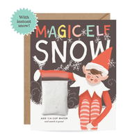 Magic Elf Instant Snow Greeting Card