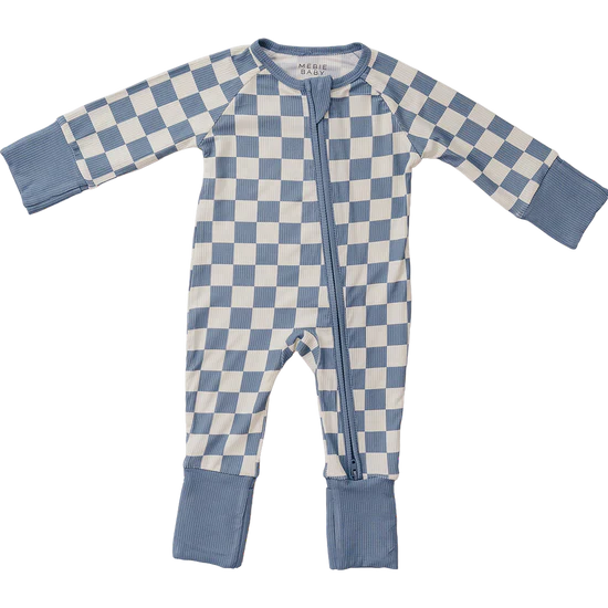 Blue Checkered Bamboo Sleeper