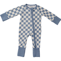 Blue Checkered Bamboo Sleeper