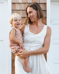 Poppy Gingham Mavrick Romper