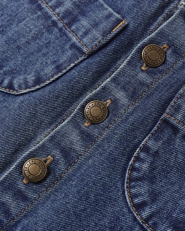 Navy Denver Mini Skirt