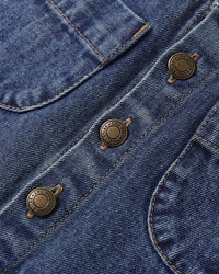 Navy Denver Mini Skirt