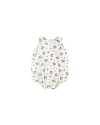 Blue Floral Bubble Onesie