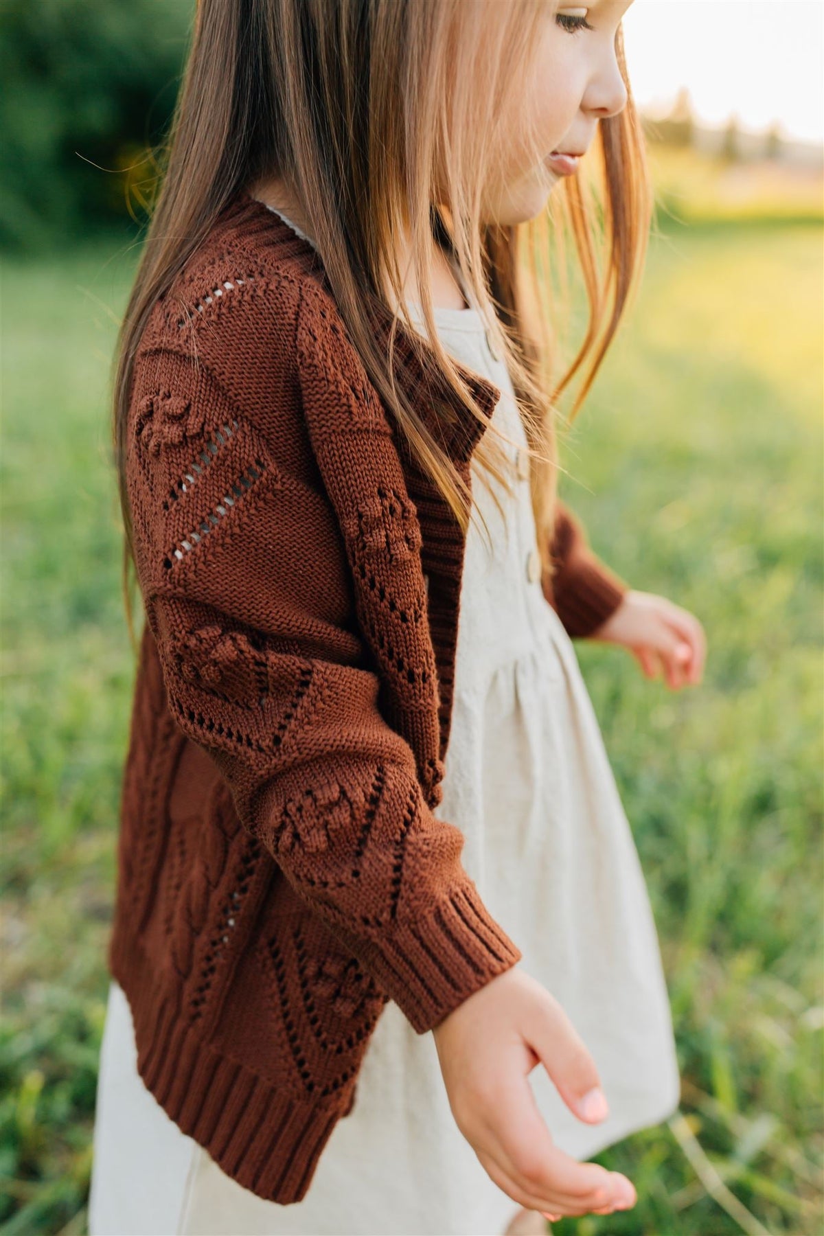 Dark Rust Cardigan