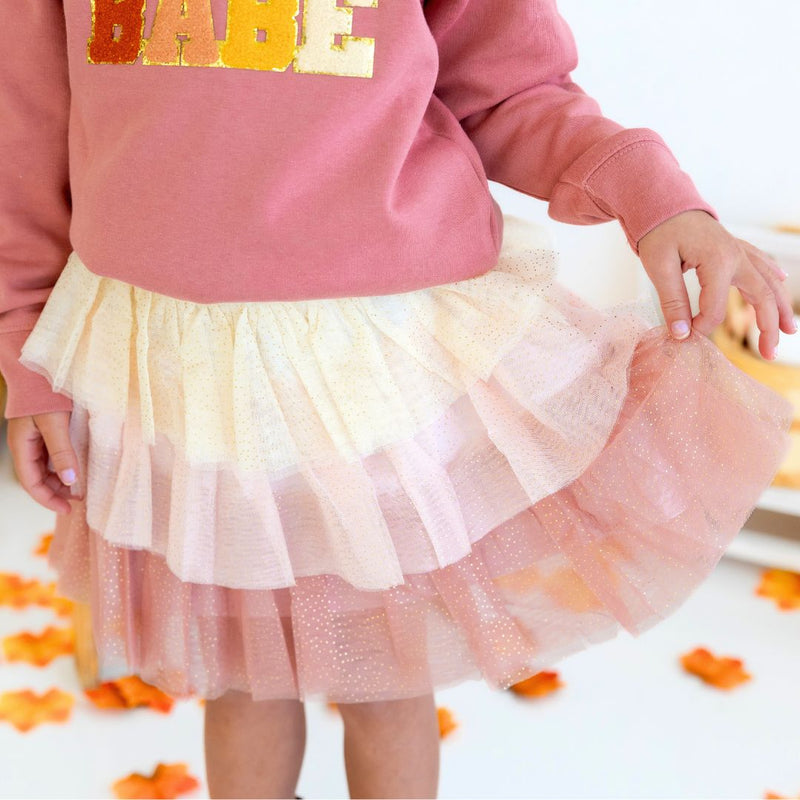 Boho Blush Tutu Skirt