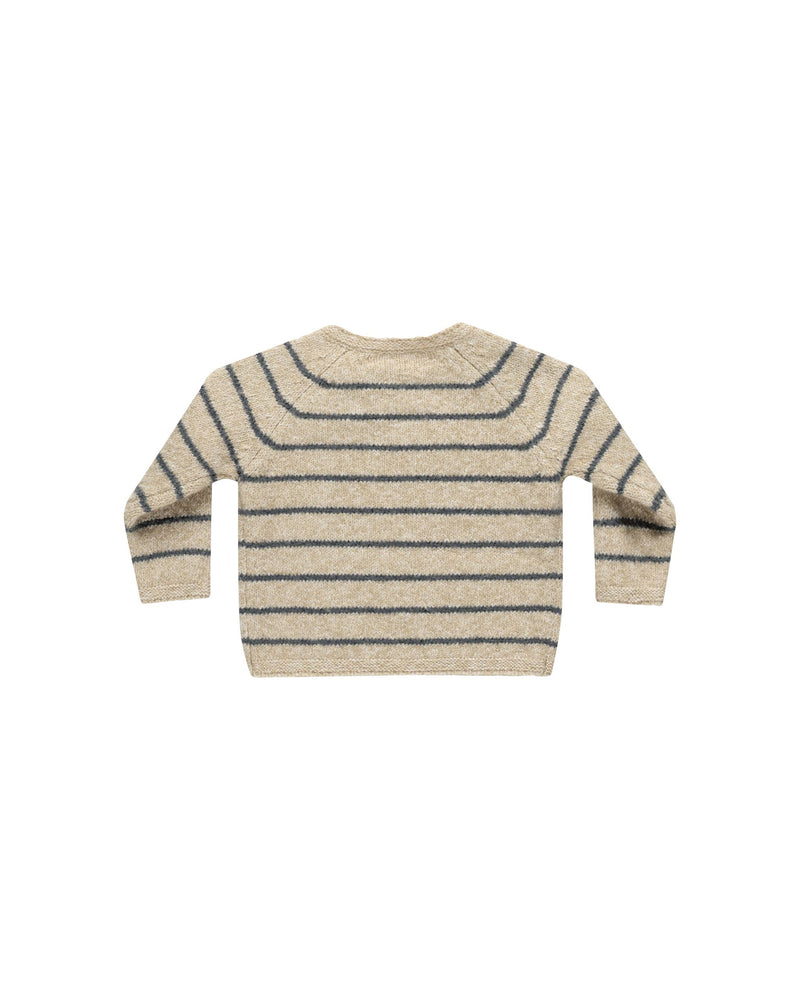 Indigo Stripe Knit Sweater