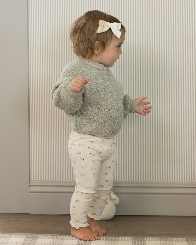 Pistachio Boucle Aspen Sweater