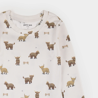 Highland Cow Modal Pajama Set