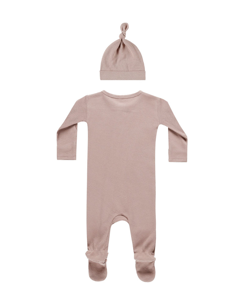 Mauve Waffle Sleep Set