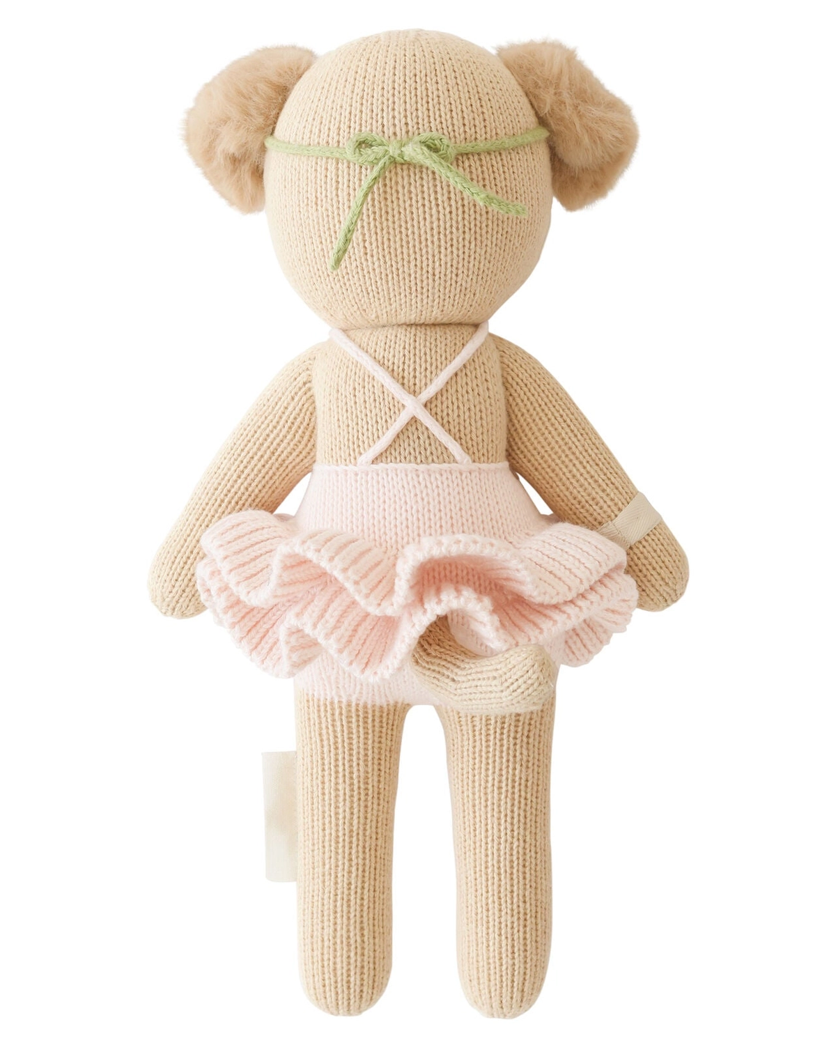 Evelyn the Golden Knitted Doll