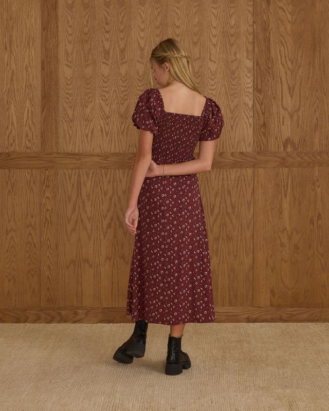 Tween Harvest Berry Midi Skirt