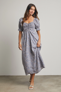 Women's Floral Midi Dress